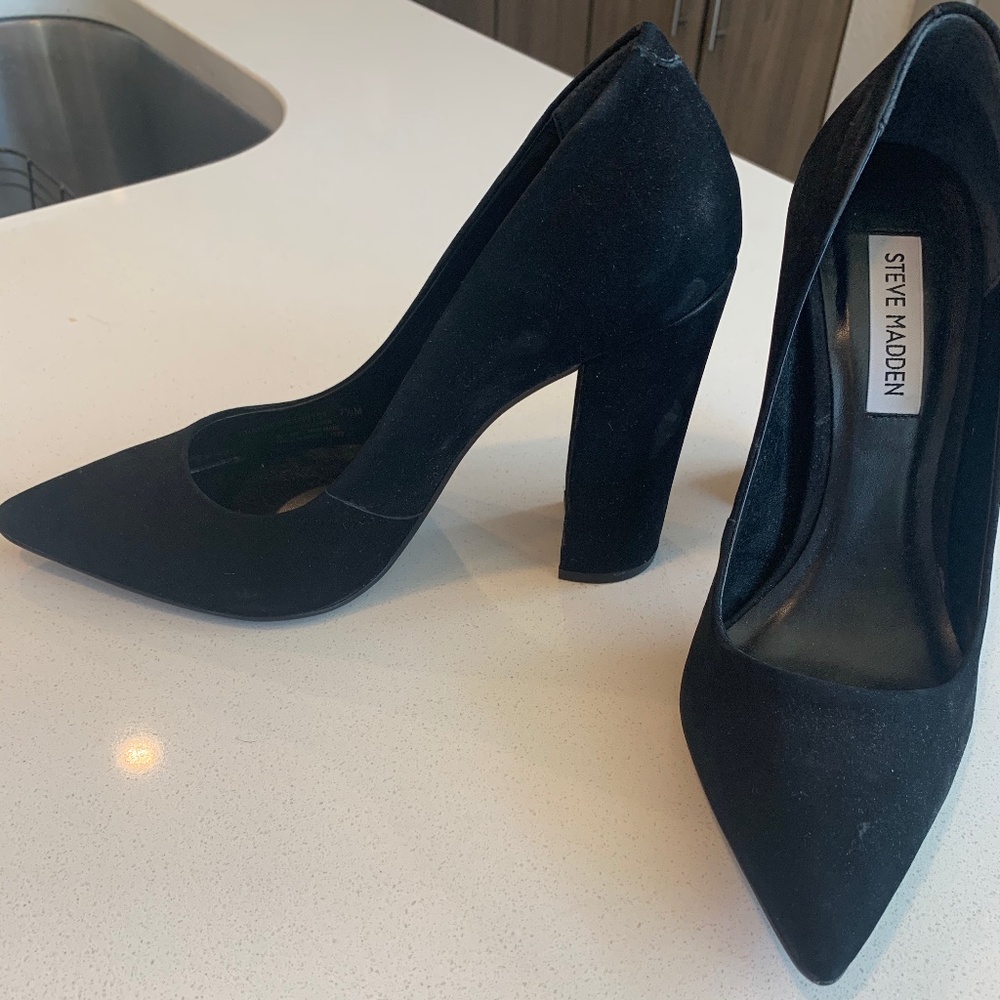 Steve Madden Black Heels